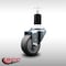Service Caster 3'' SS Thermoplastic Rubber Wheel Swivel 1-1/2'' Expanding Stem Caster SCC-SSEX20S314-TPRB-112 - alternate 4